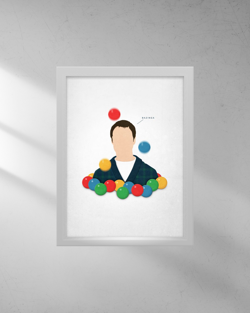Quadro Decorativo - The big bang theory bazing