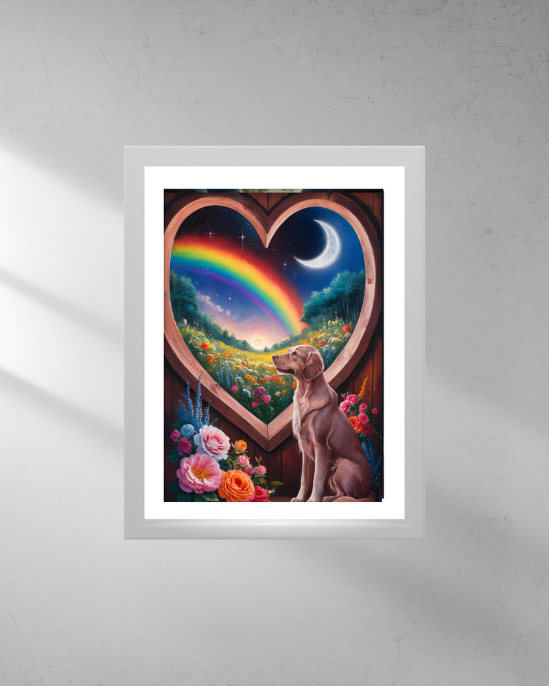 Quadro Decorativo - Cachorro dia e noite