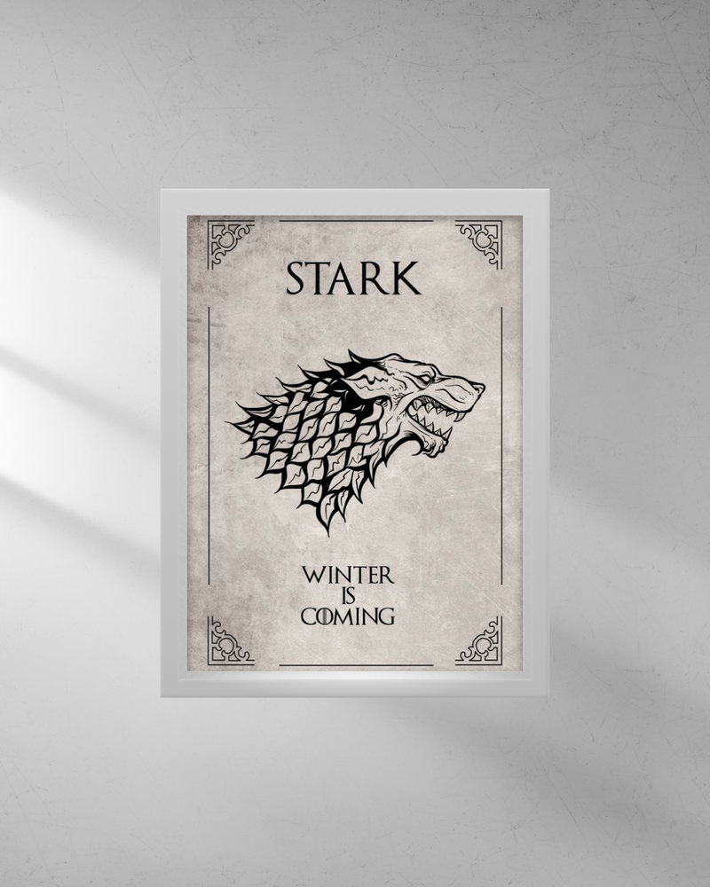 Quadro Decorativo - Game of Thrones Stark