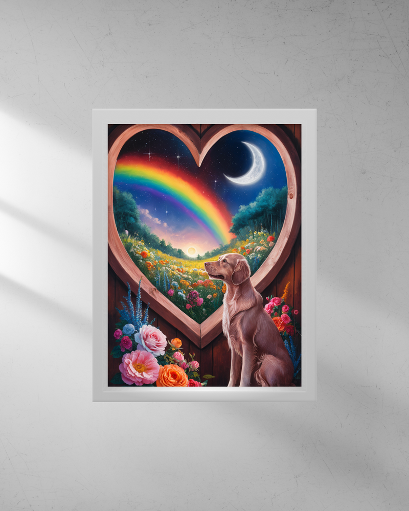 Quadro Decorativo - Cachorro dia e noite