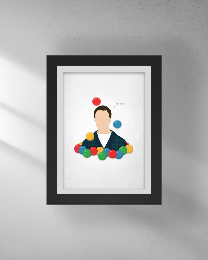 Quadro Decorativo - The big bang theory bazing