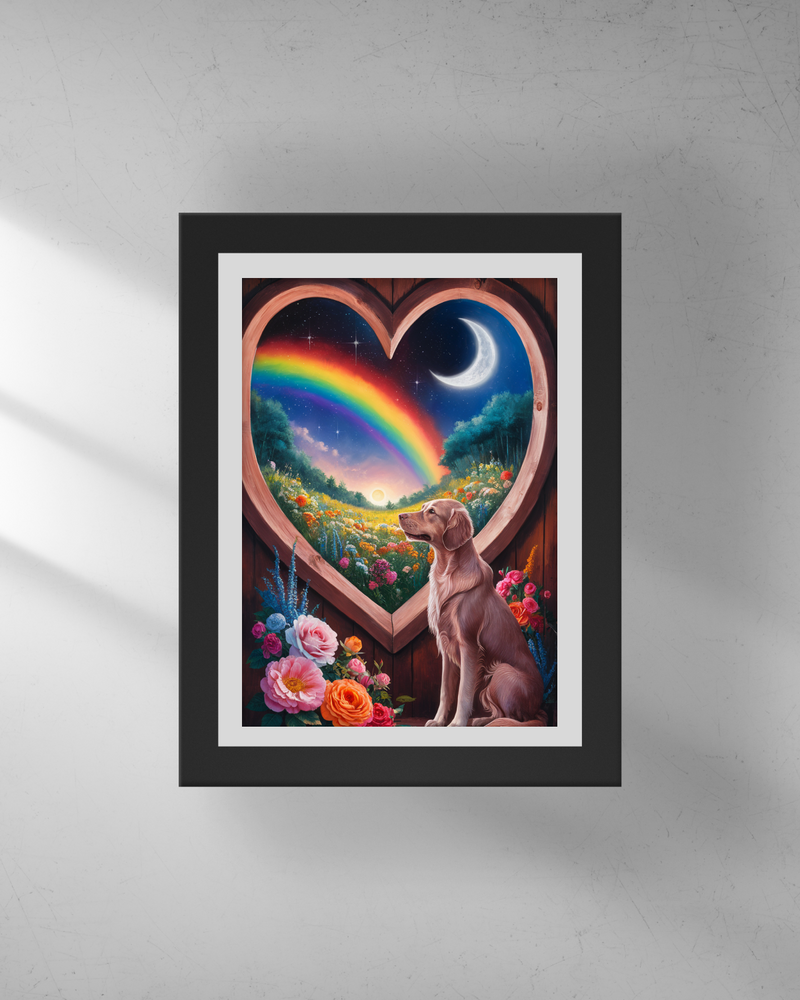 Quadro Decorativo - Cachorro dia e noite