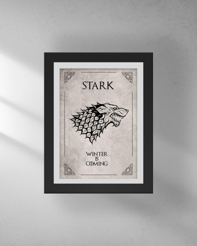 Quadro Decorativo - Game of Thrones Stark
