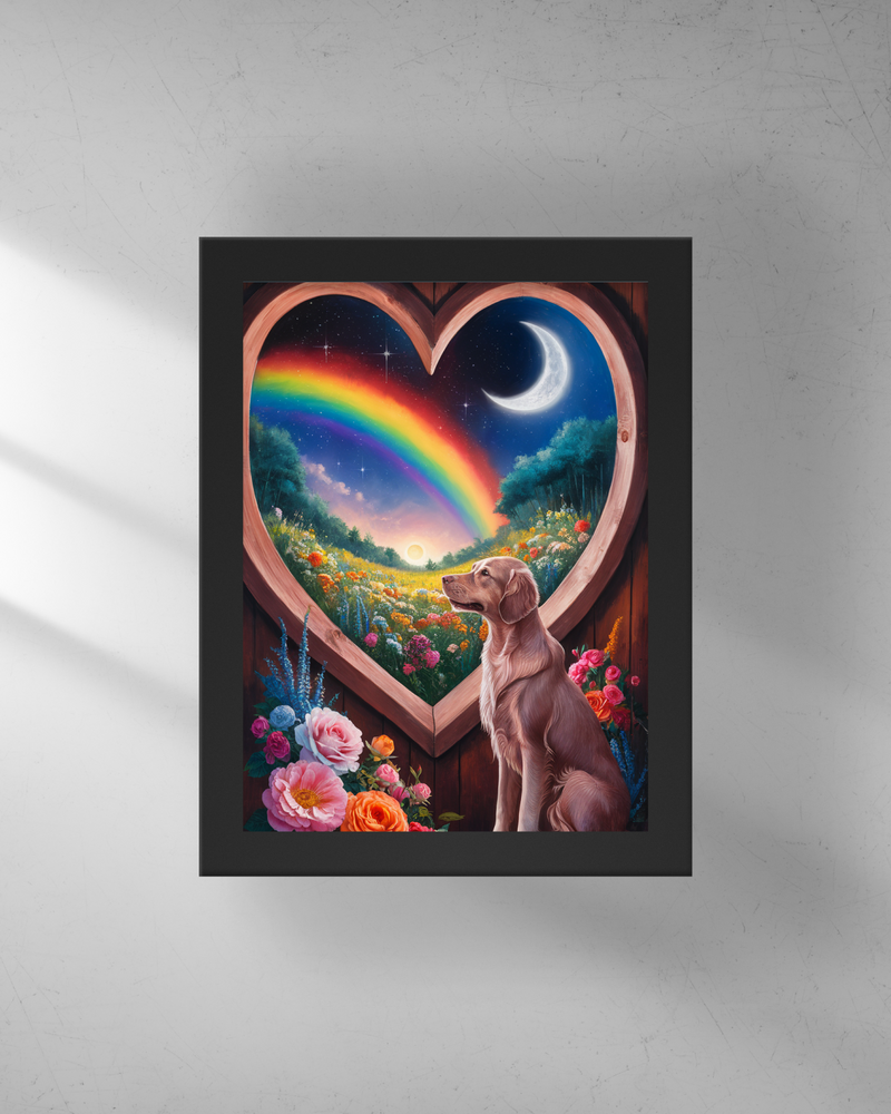 Quadro Decorativo - Cachorro dia e noite