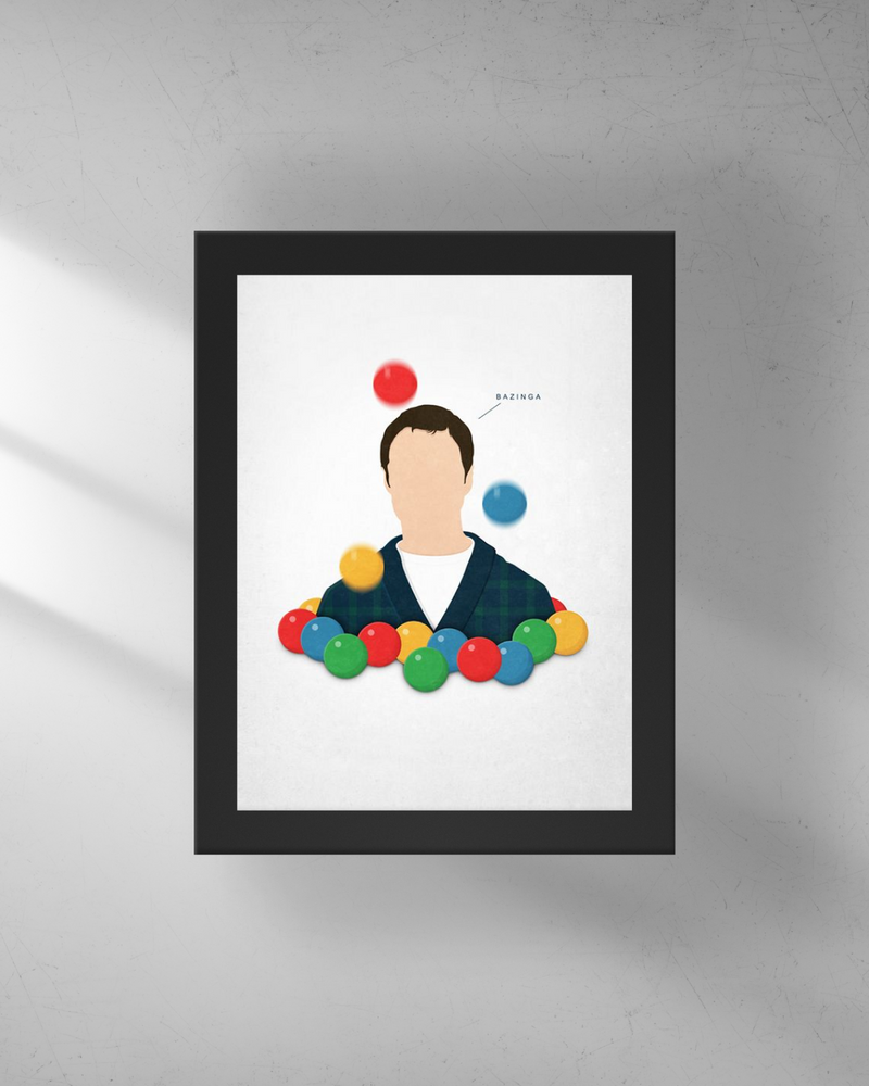 Quadro Decorativo - The big bang theory bazing
