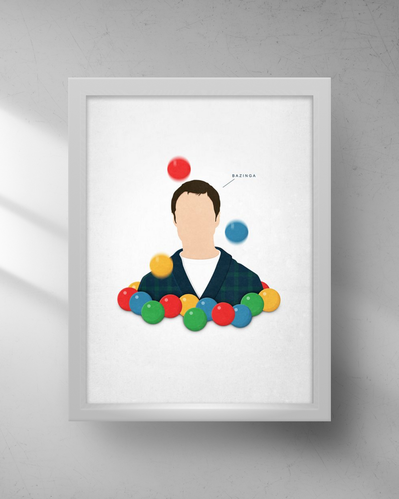 Quadro Decorativo - The big bang theory bazing