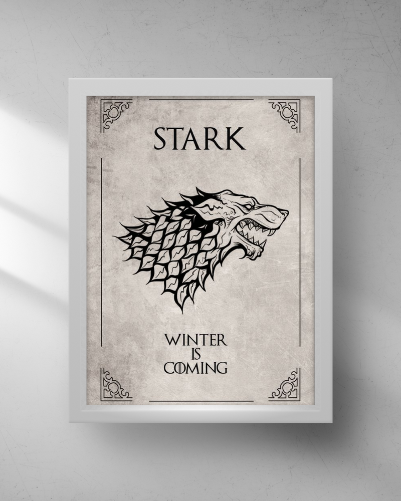 Quadro Decorativo - Game of Thrones Stark