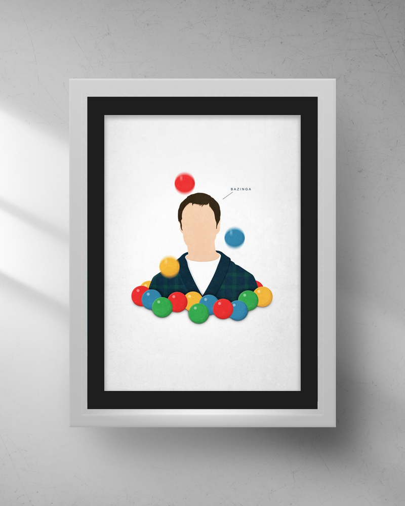 Quadro Decorativo - The big bang theory bazing