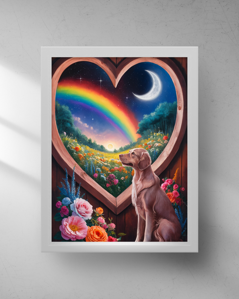 Quadro Decorativo - Cachorro dia e noite