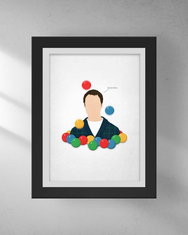 Quadro Decorativo - The big bang theory bazing