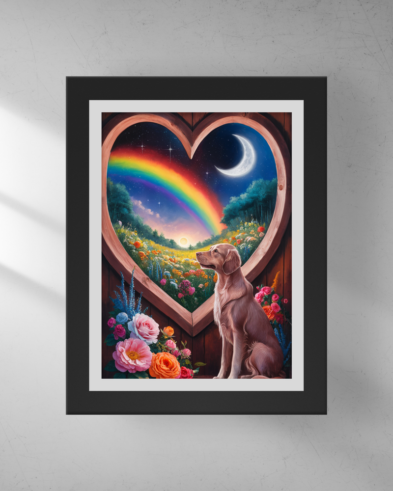 Quadro Decorativo - Cachorro dia e noite