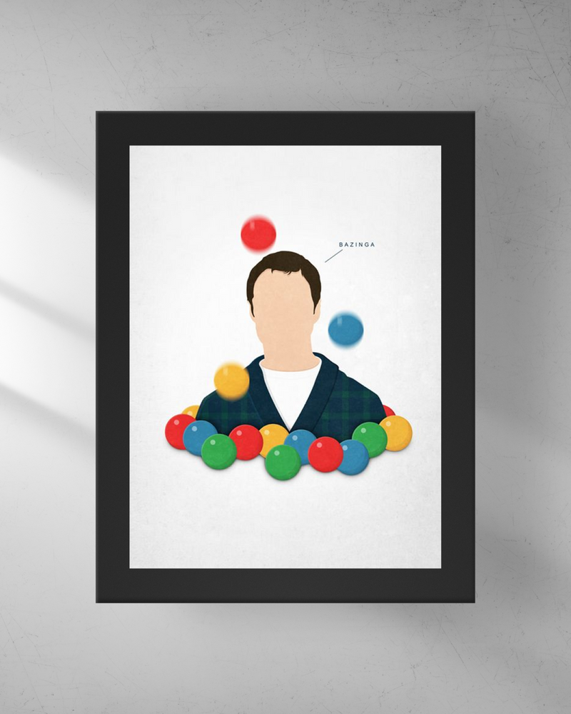 Quadro Decorativo - The big bang theory bazing