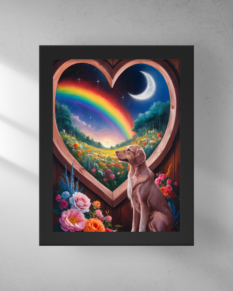 Quadro Decorativo - Cachorro dia e noite