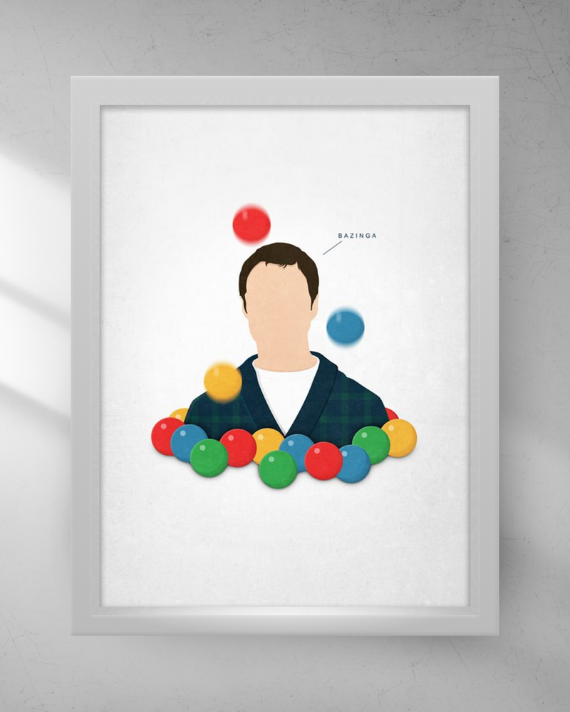 Quadro Decorativo - The big bang theory bazing