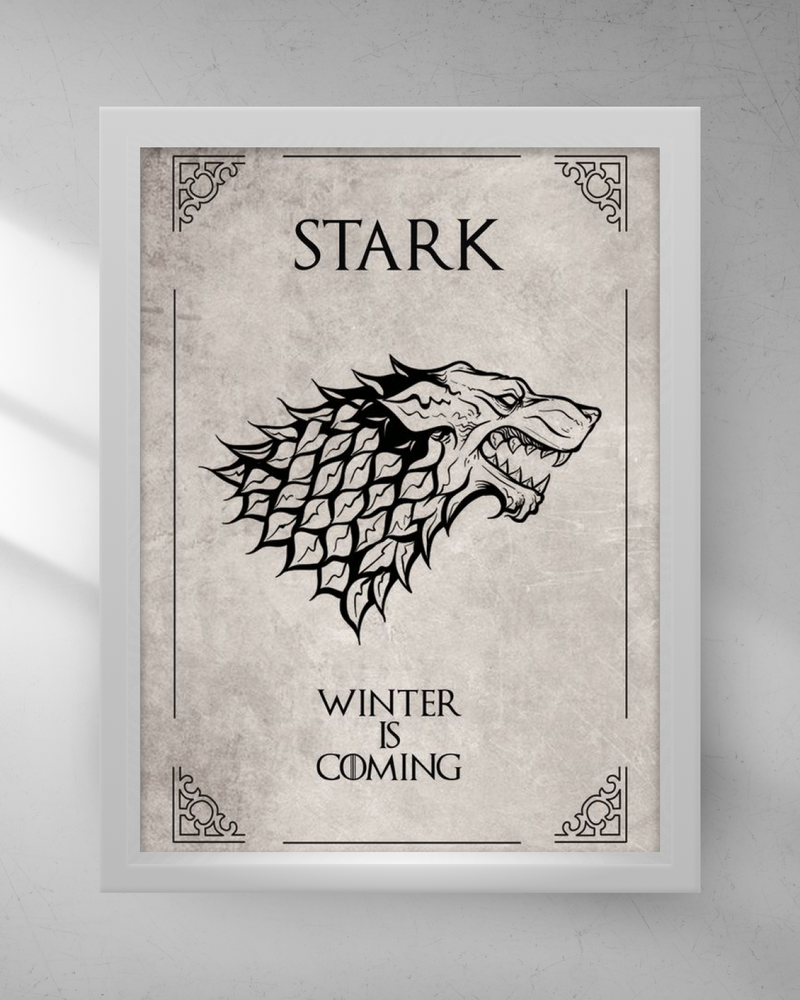 Quadro Decorativo - Game of Thrones Stark