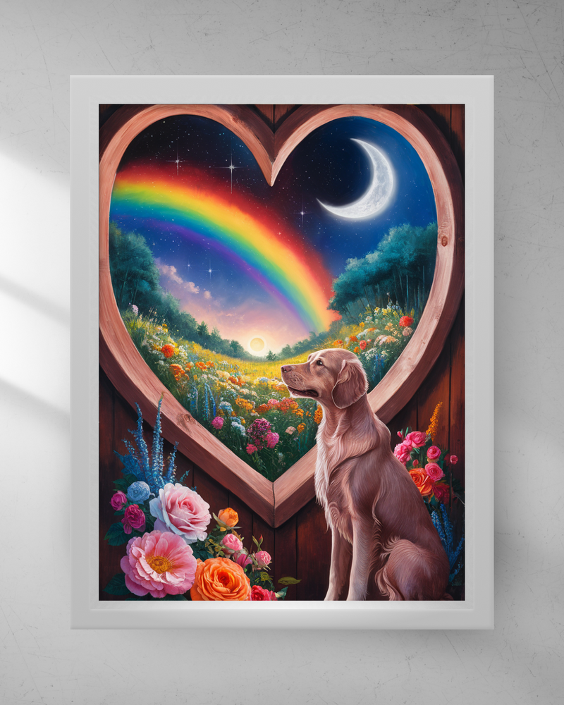 Quadro Decorativo - Cachorro dia e noite