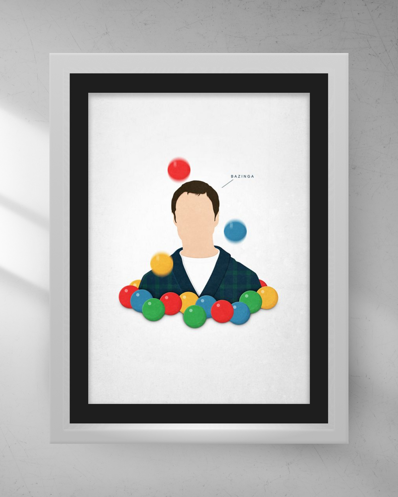 Quadro Decorativo - The big bang theory bazing