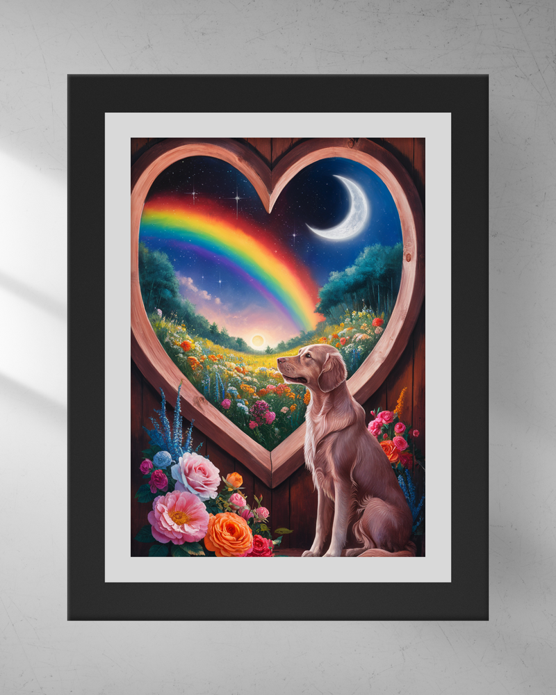 Quadro Decorativo - Cachorro dia e noite