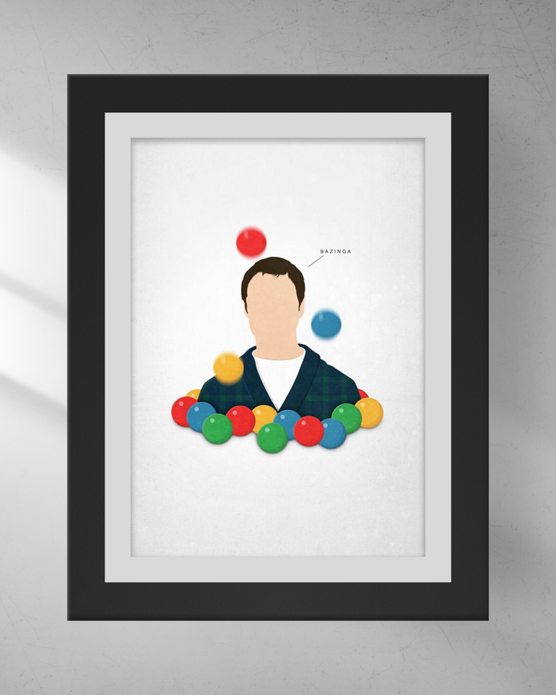 Quadro Decorativo - The big bang theory bazing