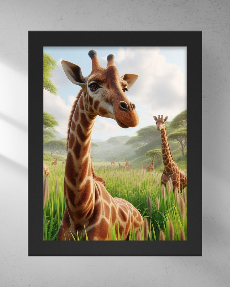Quadro Decorativo - Jack, A Girafa