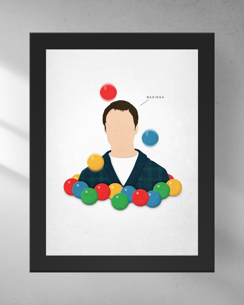 Quadro Decorativo - The big bang theory bazing