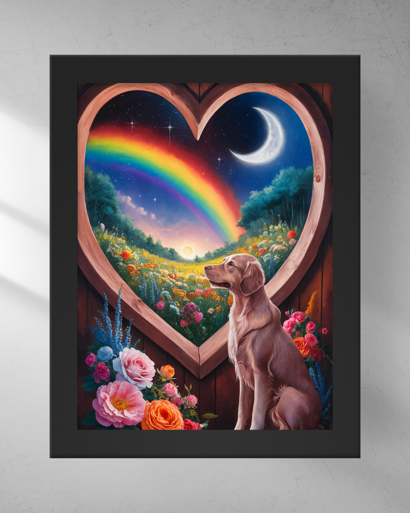 Quadro Decorativo - Cachorro dia e noite