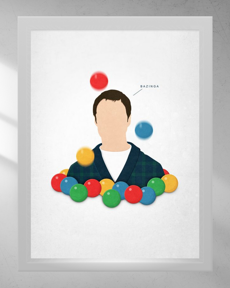 Quadro Decorativo - The big bang theory bazing