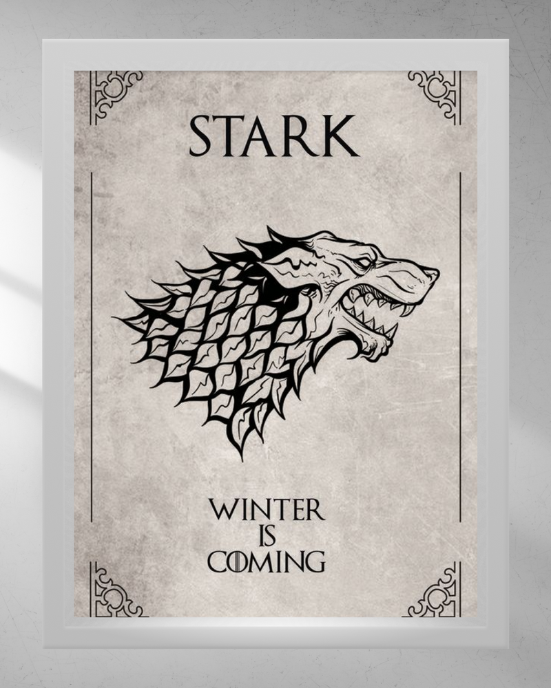 Quadro Decorativo - Game of Thrones Stark