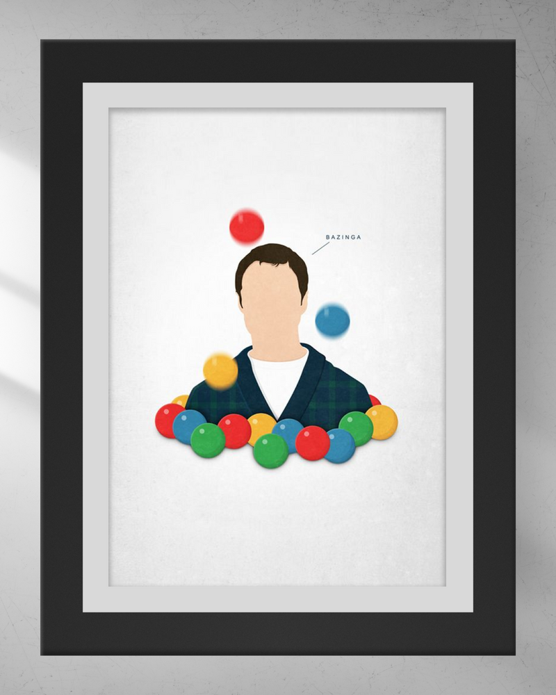Quadro Decorativo - The big bang theory bazing