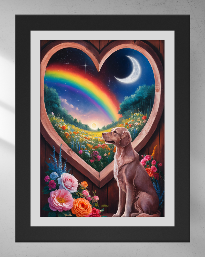 Quadro Decorativo - Cachorro dia e noite
