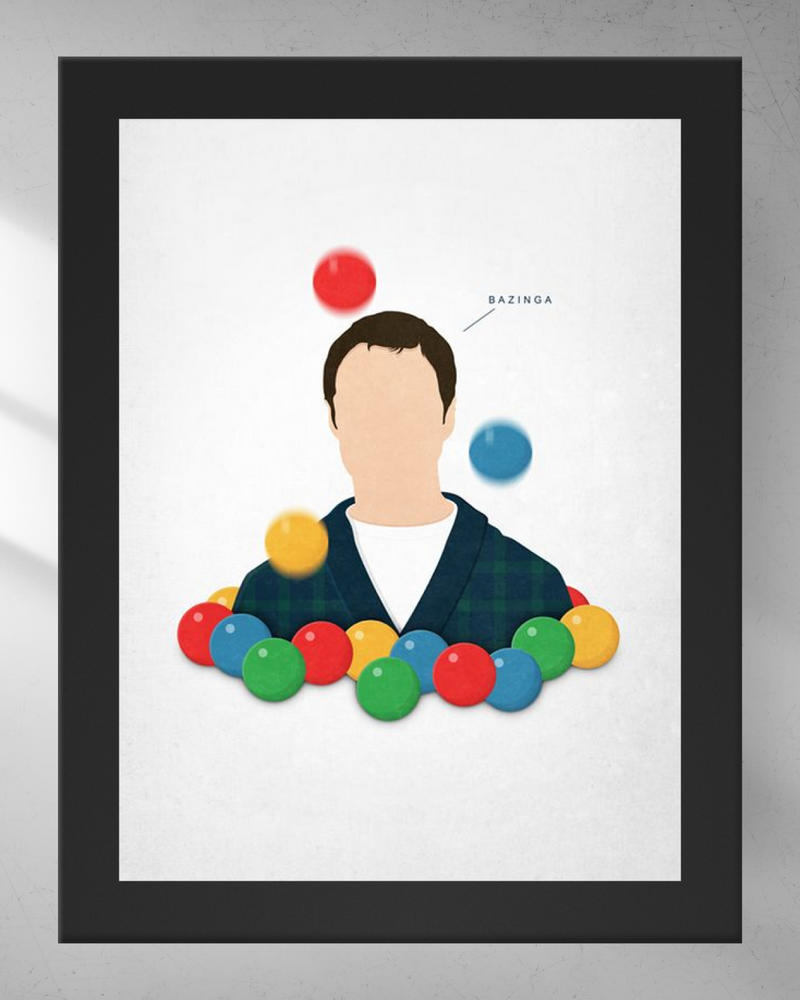 Quadro Decorativo - The big bang theory bazing