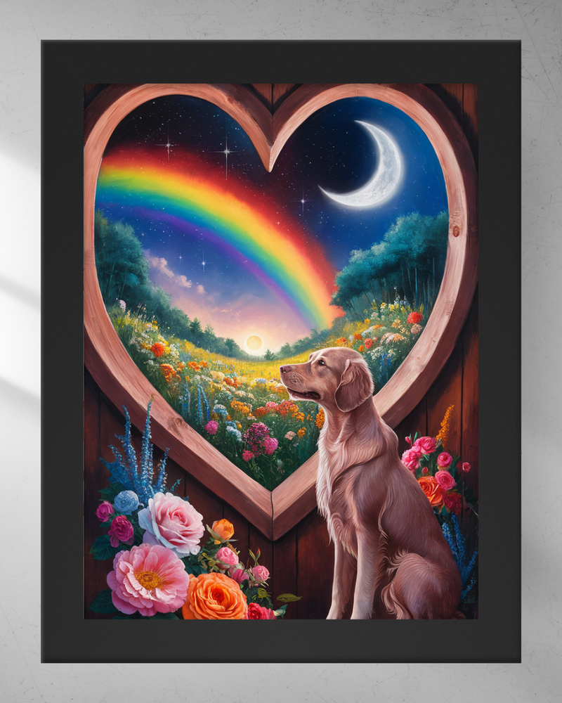 Quadro Decorativo - Cachorro dia e noite