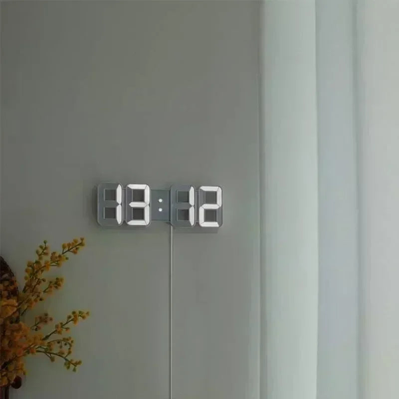 Relógio Digital de Parede e Mesa com Alarme Eletrônico ⏰