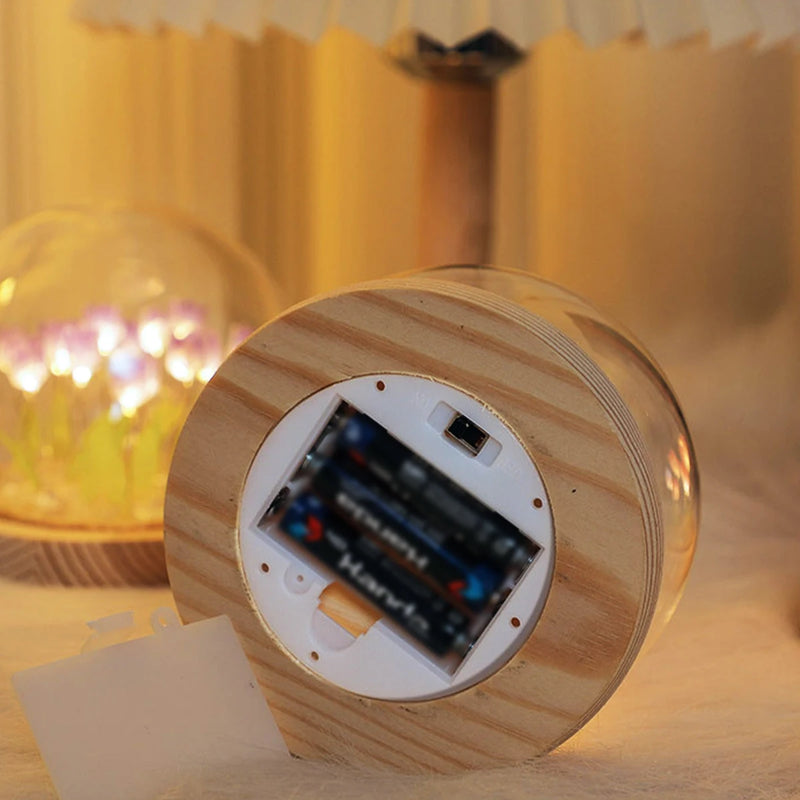 Luzes de Tulipas Artesanais DIY