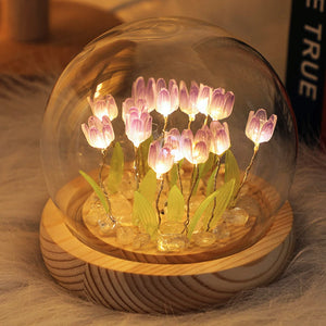Luzes de Tulipas Artesanais DIY